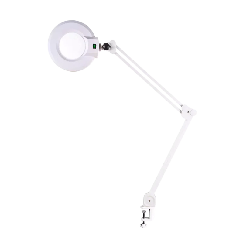 5-Diopter LED Magnifying Lamp with Clamp