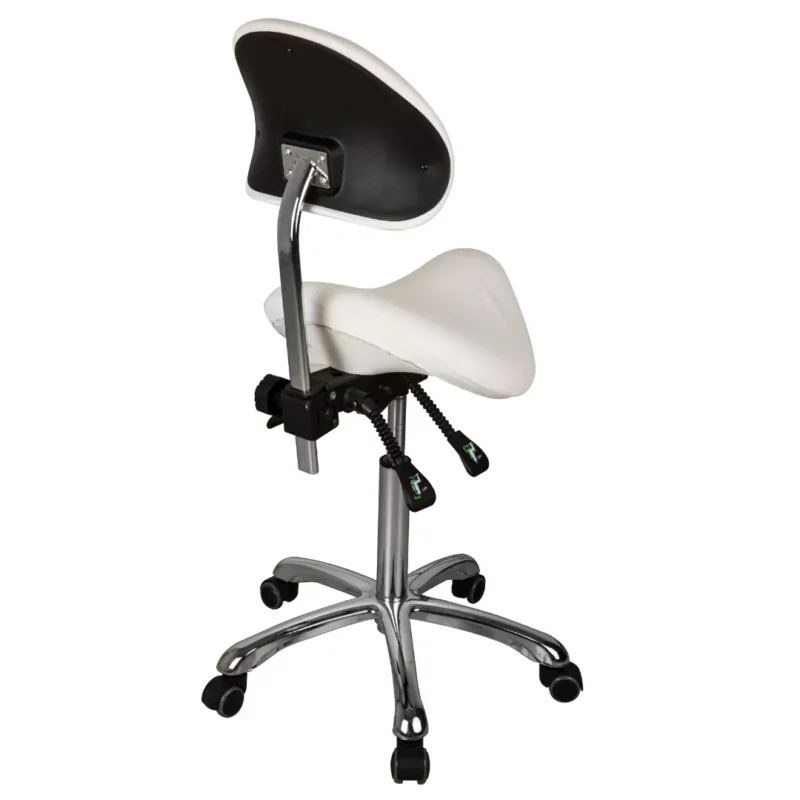 Emma Spa Technician Stool with Backrest - Image 5