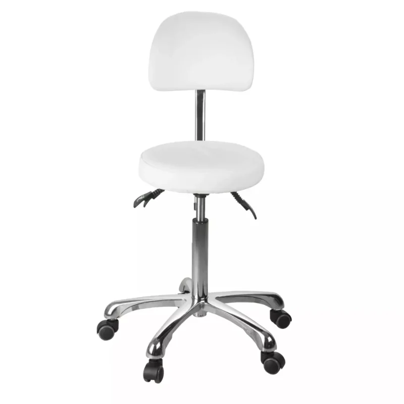 Harper Spa Technician Stool with Backrest - Image 2