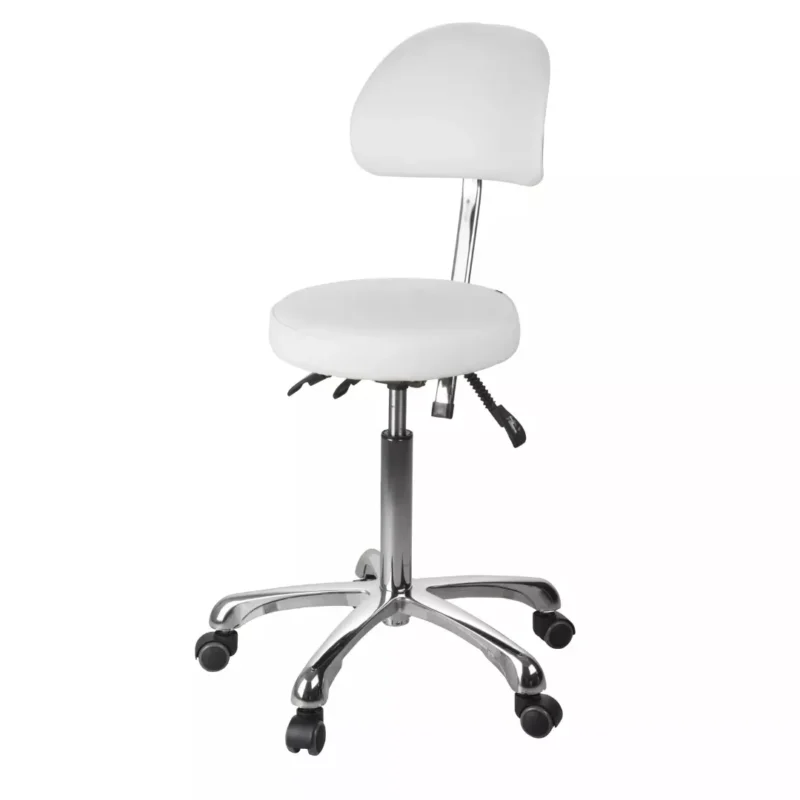 Harper Spa Technician Stool with Backrest - Image 4